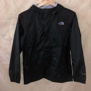 🖤black and periwinkle north face windbreaker💜